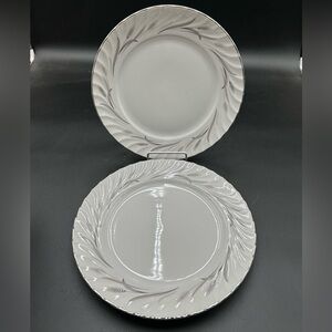 Harmony House Cynthia dinner plate wheat Gray, Thanksgiving, fall